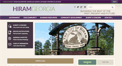 Desktop Screenshot of hiram-ga.gov